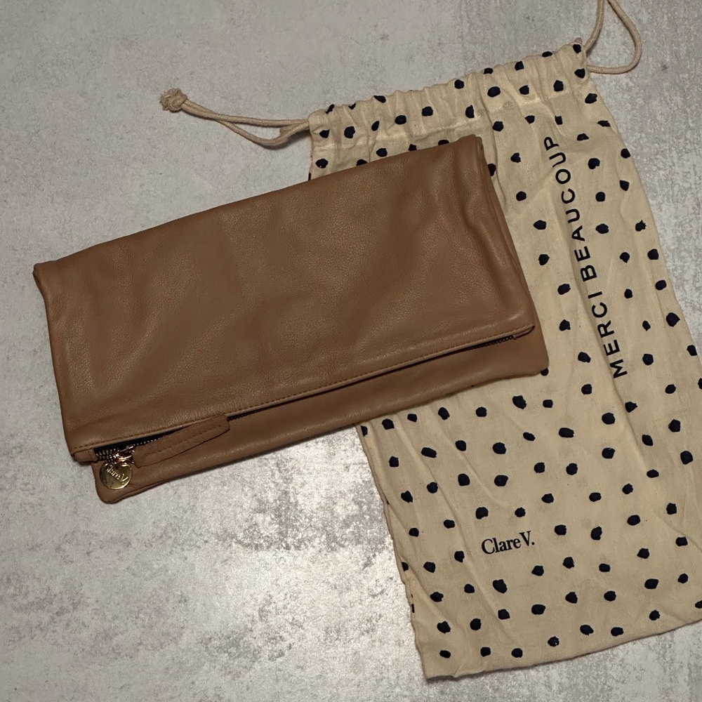 Clare V Foldover Clutch NWOT